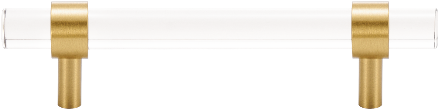 CATSKILL CLEAR SMOKE ACRYLIC CABINET PULL