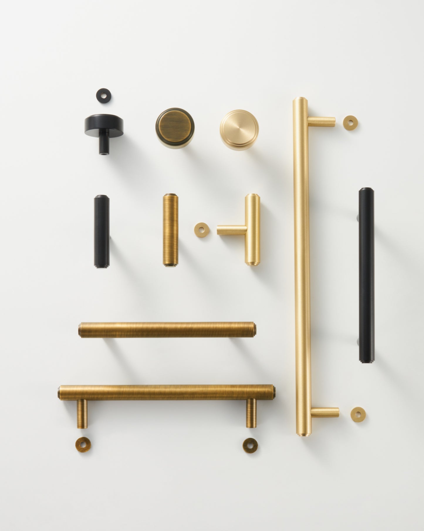 ALDERBROOK TURNED BRASS CABINET PULL