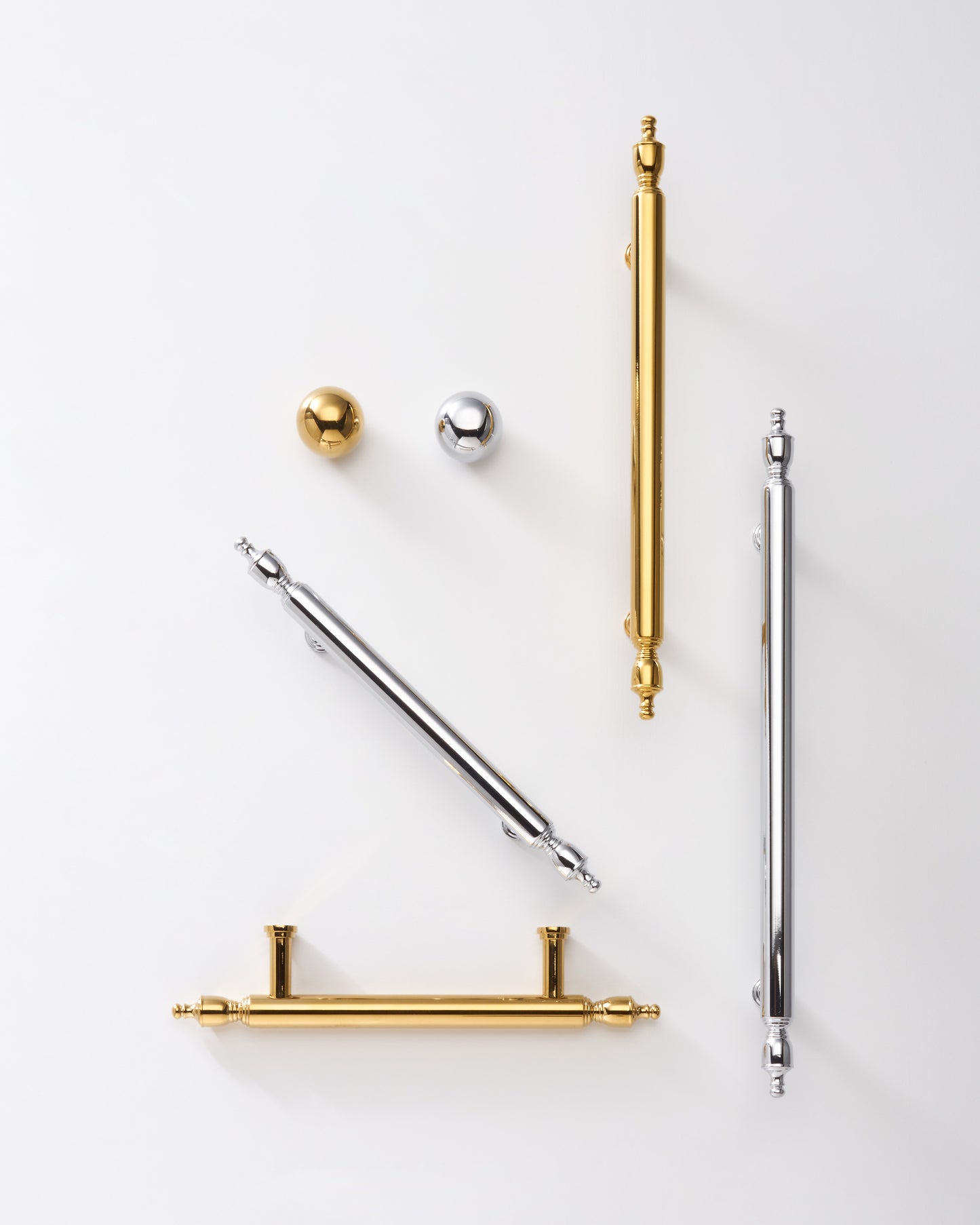 WINDSOR POLISHED BRASS CABINET PULL
