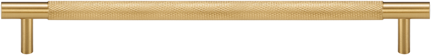 MERCER KNURLED BRUSHED BRASS PULL