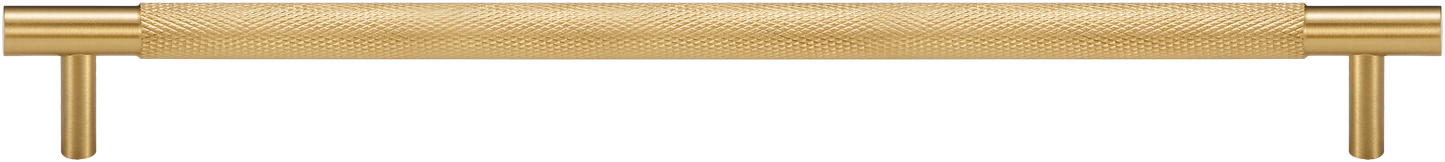 MERCER KNURLED BRUSHED BRASS PULL