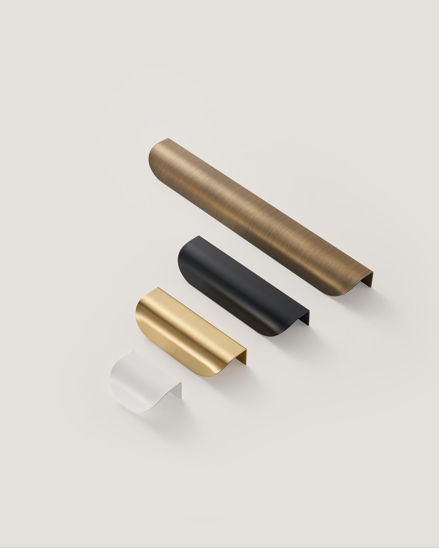 LEXINGTON MATTE WHITE CABINET/DRAWER EDGE PULL
