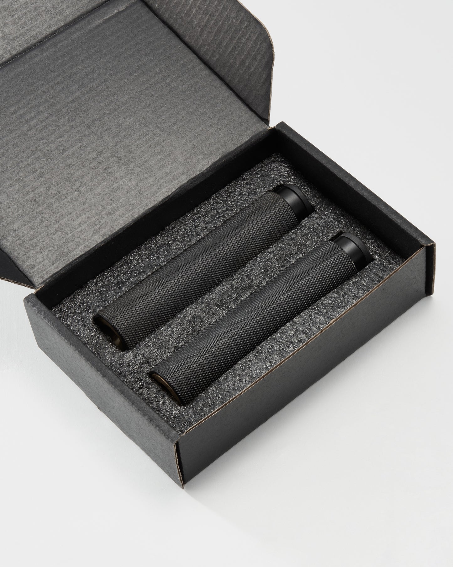SOHO KNURLED FURNITURE LEGS IN MATTE BLACK (PAIR)