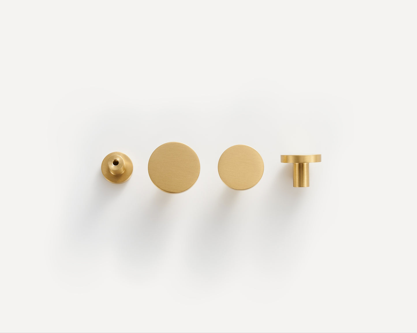 ASHBURY FLAT ROUND DISC SHAPE KNOB