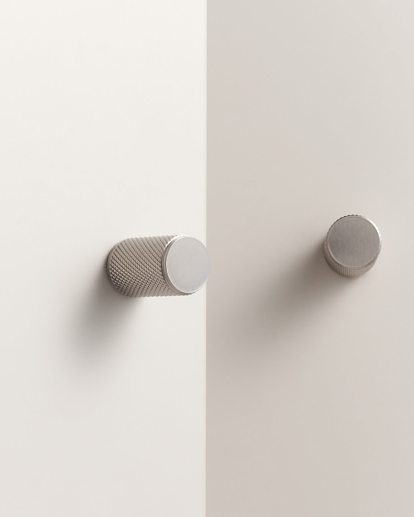 MERCER KNURLED BRASS CABINET KNOB