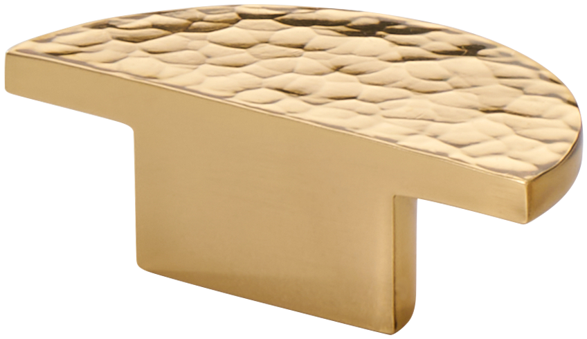 HAWTHORNE HAMMERED HALF-MOON SHAPE KNOB