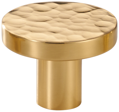 HAWTHORNE HAMMERED DISC SHAPE KNOB