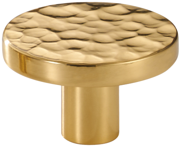 HAWTHORNE HAMMERED DISC SHAPE KNOB