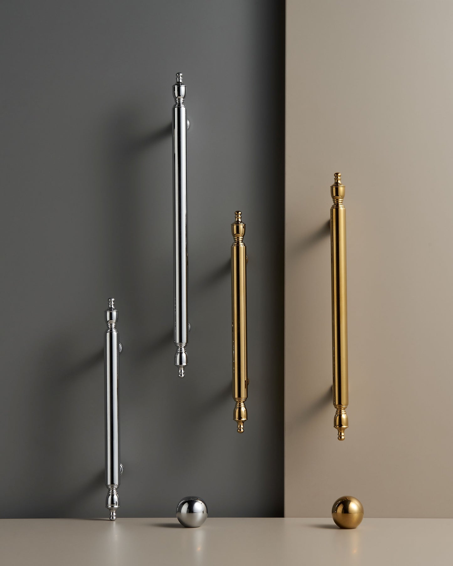 WINDSOR POLISHED BRASS CABINET PULL