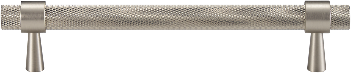 HUDSON KNURLED SATIN NICKEL PULL