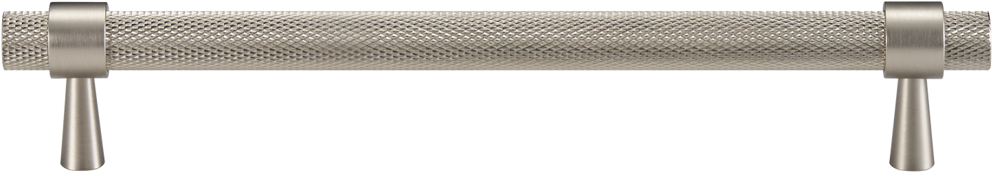 HUDSON KNURLED SATIN NICKEL PULL