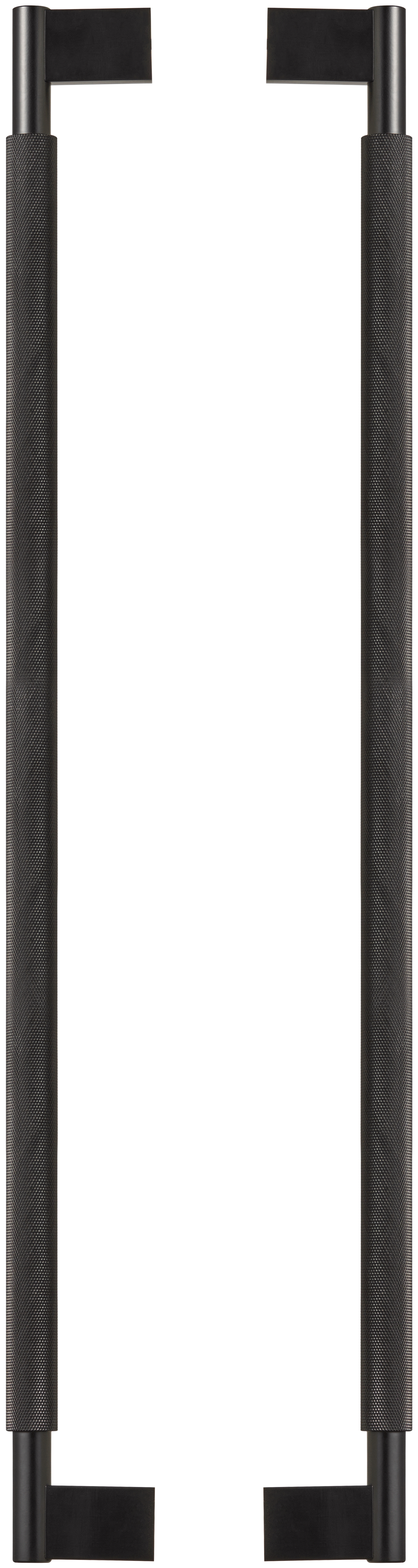 CHELSEA KNURLED APPLIANCE & DOOR PULL IN MATTE BLACK