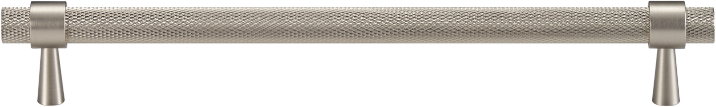 HUDSON KNURLED SATIN NICKEL PULL