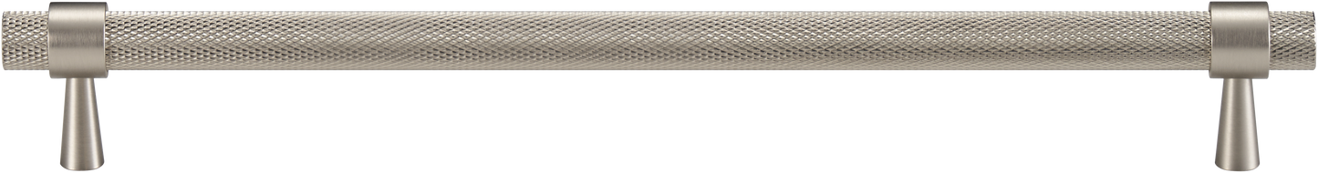 HUDSON KNURLED SATIN NICKEL PULL