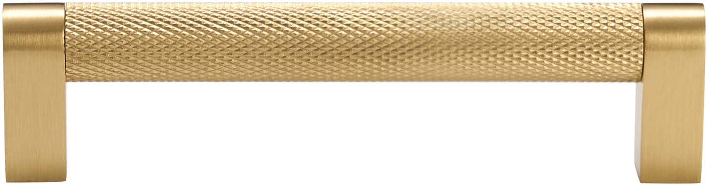 LAFAYETTE KNURLED BRASS PULL WITH CYLINDRICAL POSTS