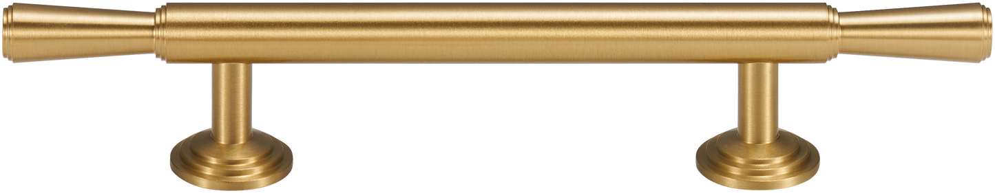 ASTORIA TAPERED CABINET PULL WITH ROSETTE ENDS