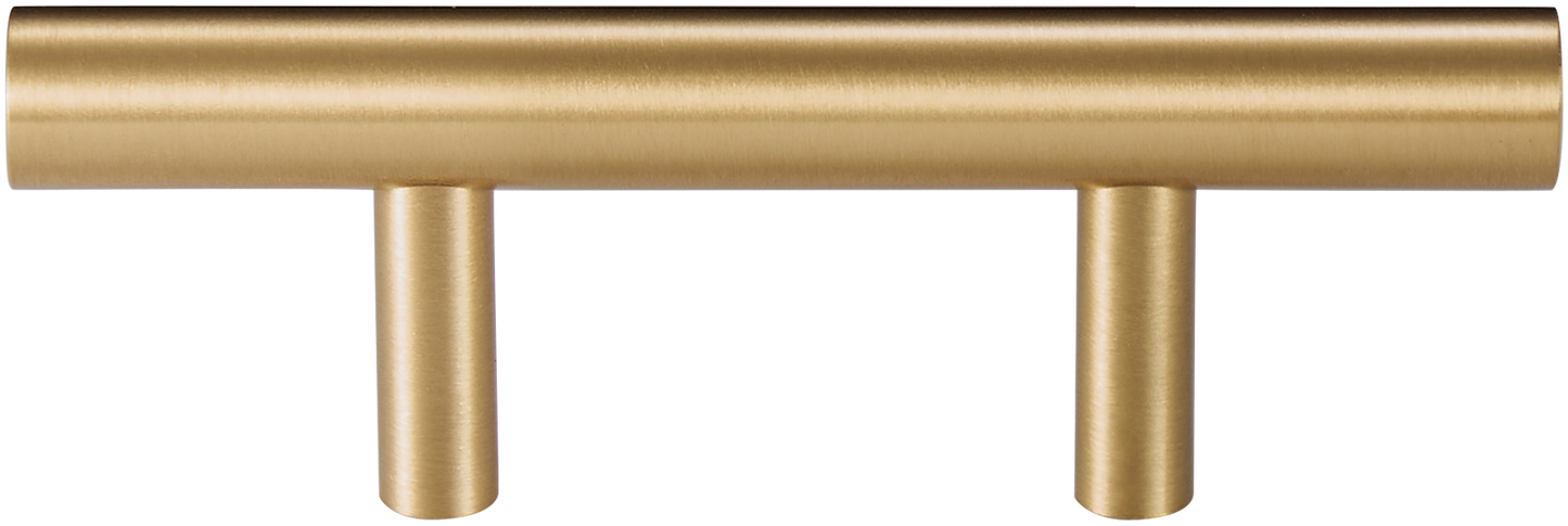 SUTTON BRUSHED BRASS ROUND PULL OVERSIZED COLLECTION