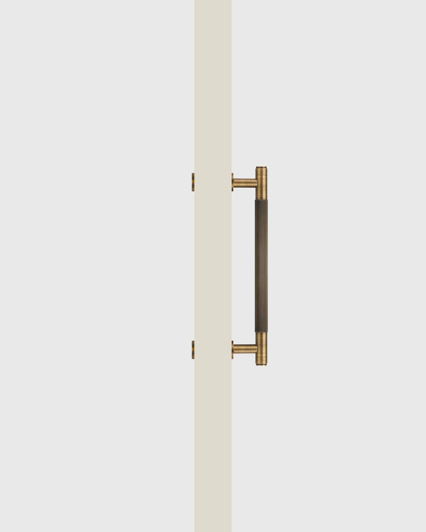 SOHO ANTIQUE BRASS LINEAR STRIPED PULL BAR