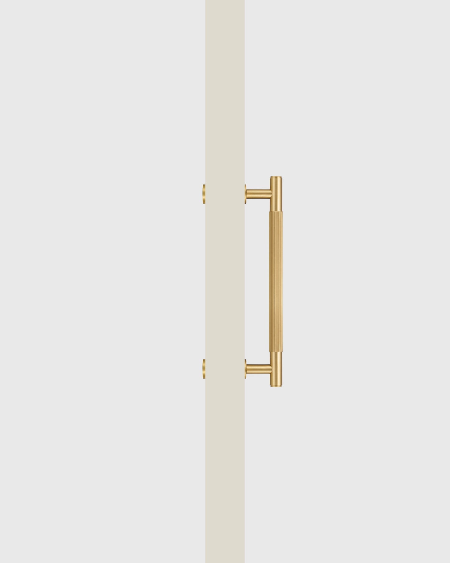 SOHO BRUSHED BRASS LINEAR STRIPED PULL BAR