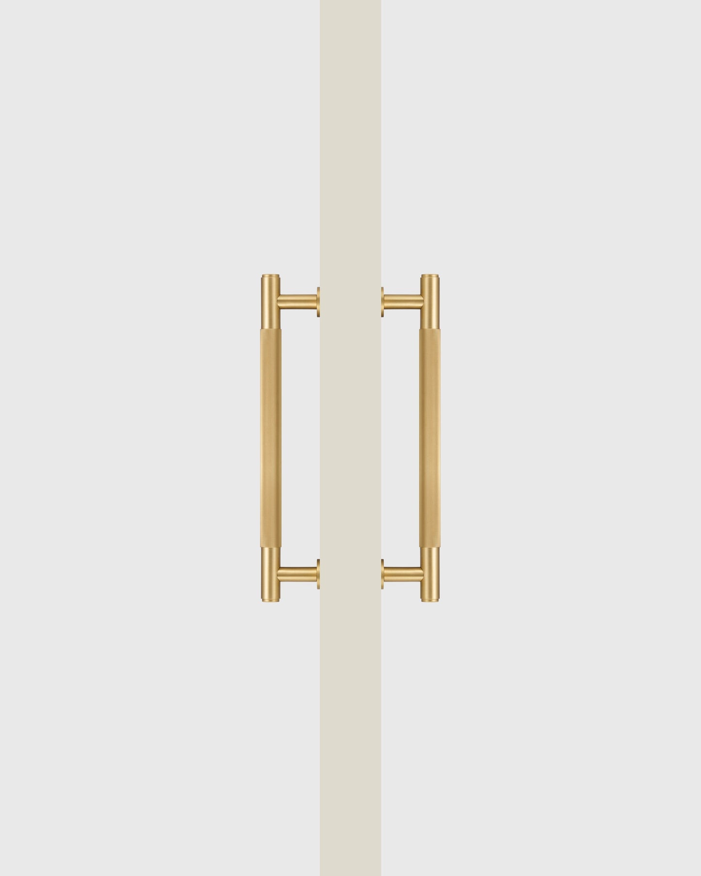 SOHO BRUSHED BRASS LINEAR STRIPED PULL BAR