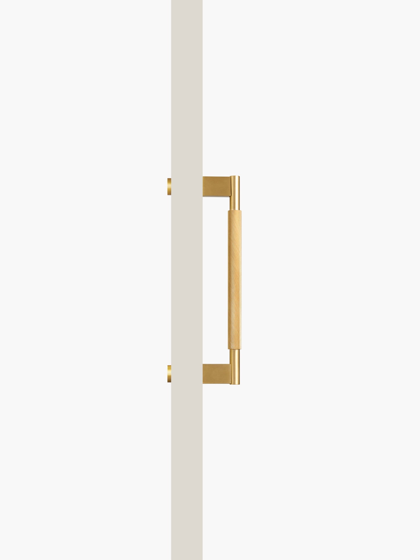 CHELSEA KNURLED APPLIANCE & DOOR PULL IN BRUSHED BRASS