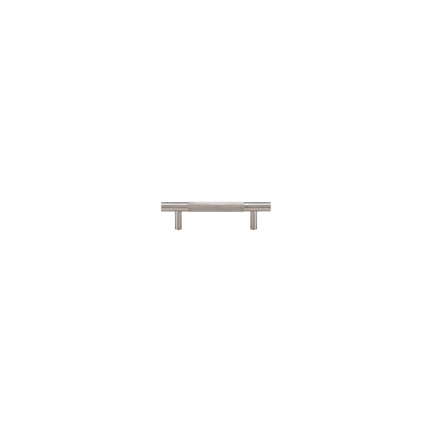 MERCER KNURLED BRUSHED NICKEL CABINET PULL