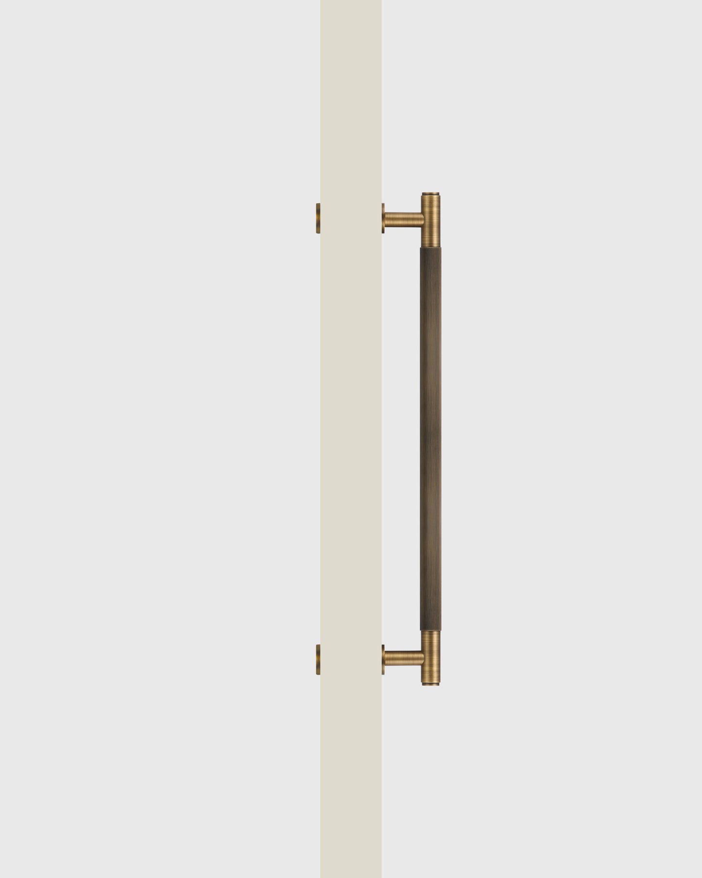 SOHO ANTIQUE BRASS LINEAR STRIPED PULL BAR