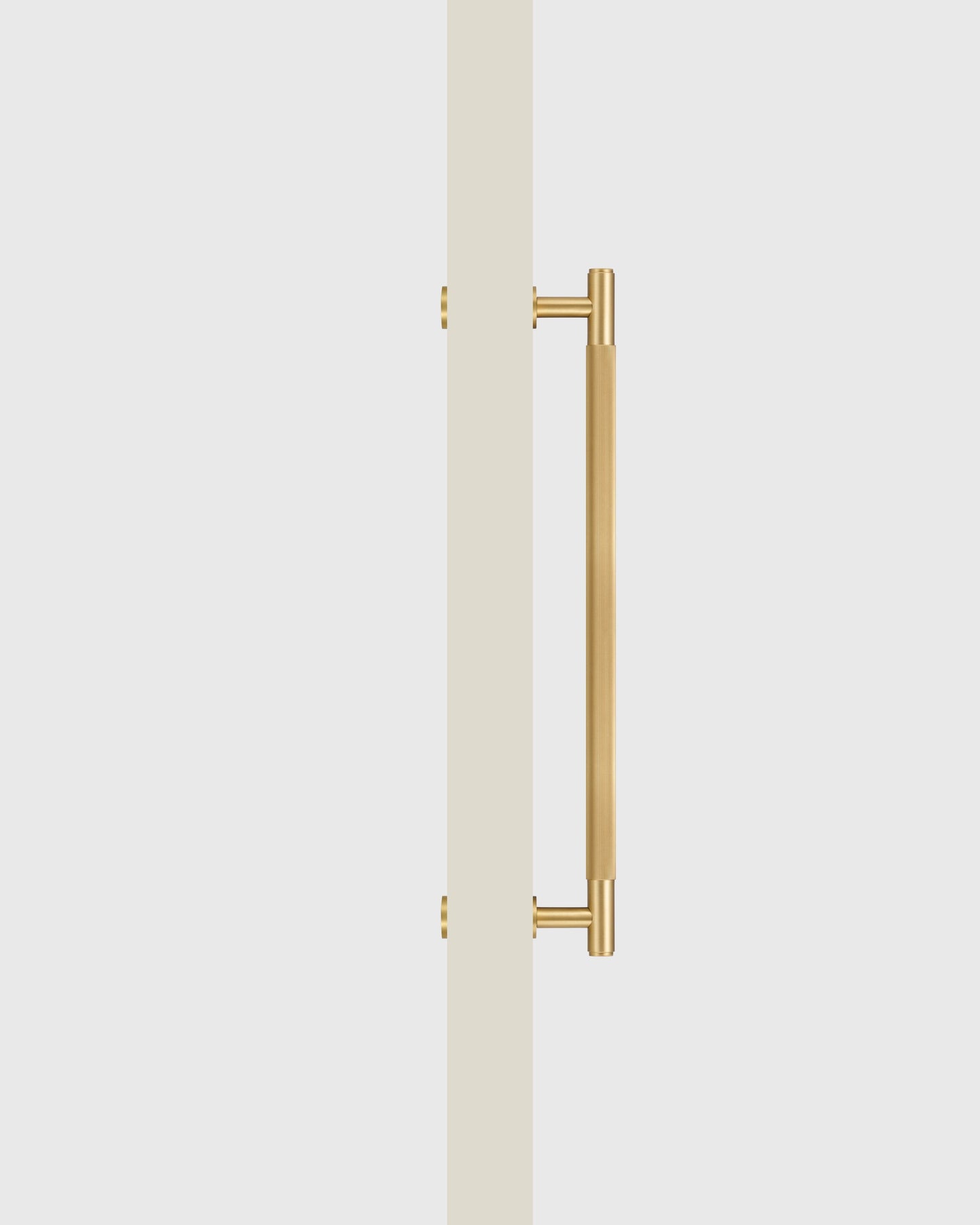 SOHO BRUSHED BRASS LINEAR STRIPED PULL BAR