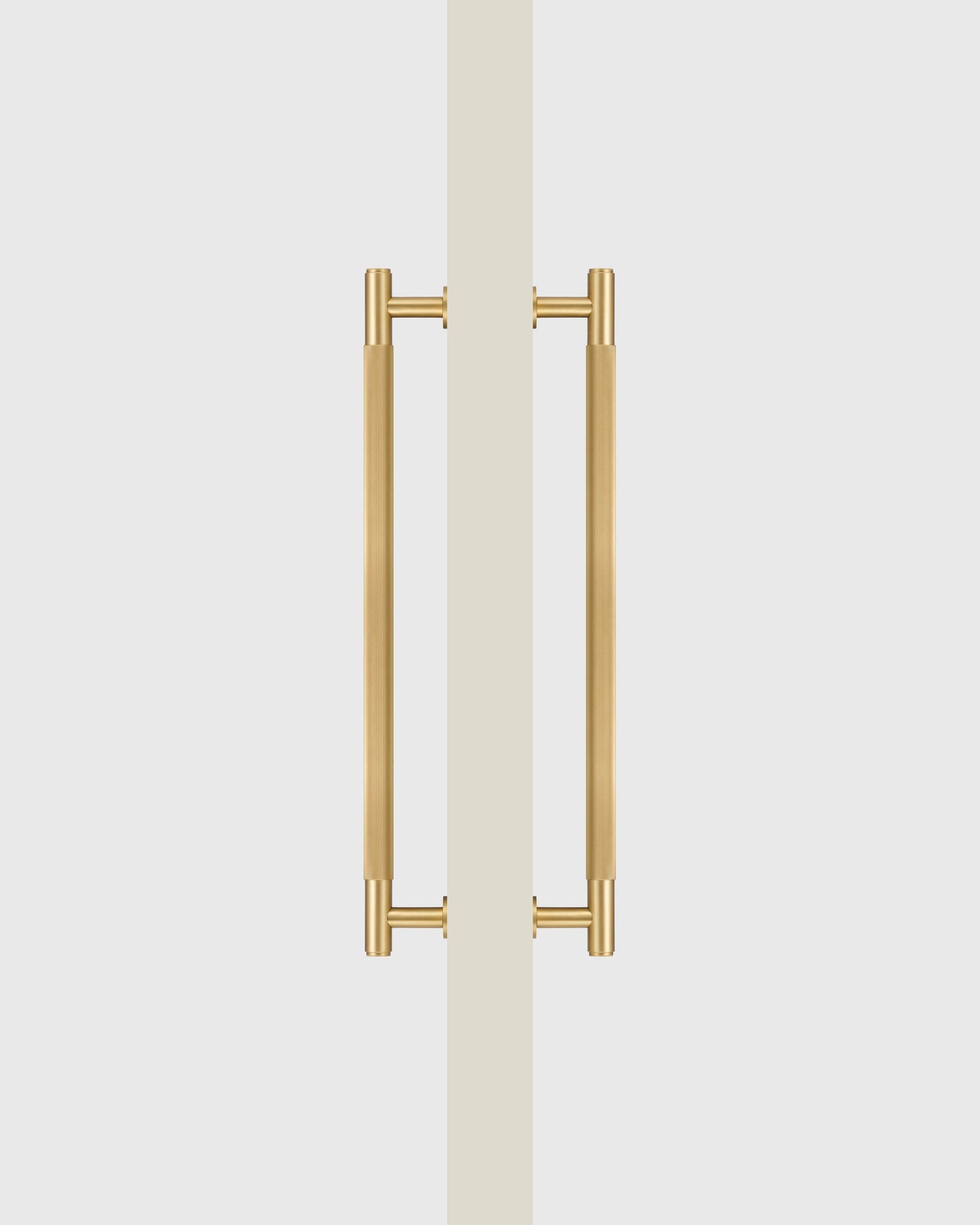 SOHO BRUSHED BRASS LINEAR STRIPED PULL BAR