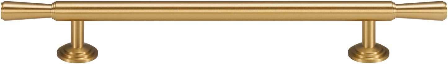 ASTORIA TAPERED CABINET PULL WITH ROSETTE ENDS