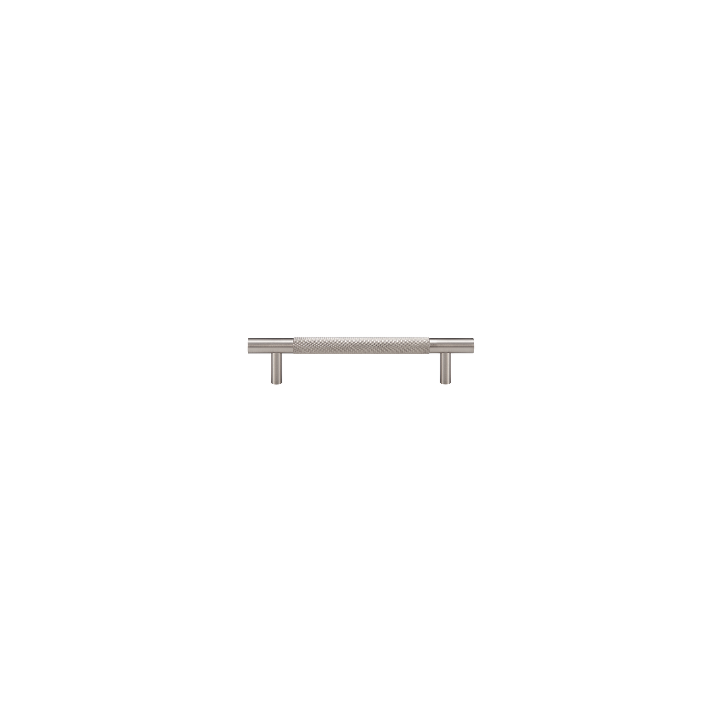 MERCER KNURLED BRUSHED NICKEL CABINET PULL