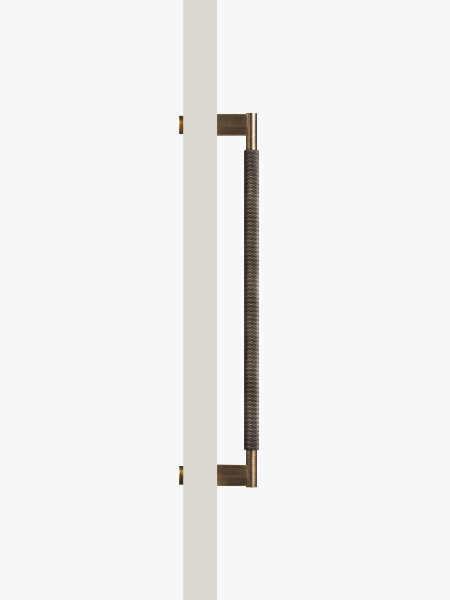 CHELSEA KNURLED APPLIANCE & DOOR PULL IN ANTIQUE BRASS