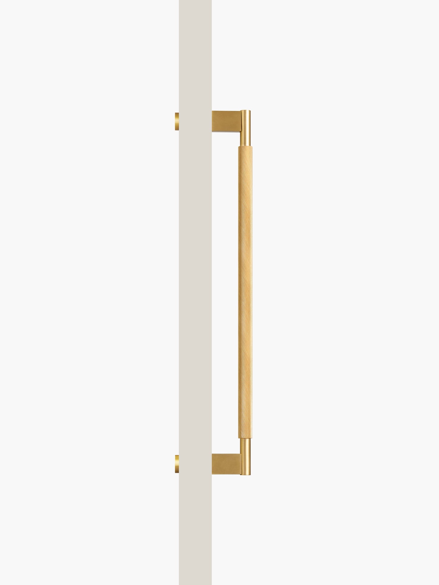 CHELSEA KNURLED APPLIANCE & DOOR PULL IN BRUSHED BRASS