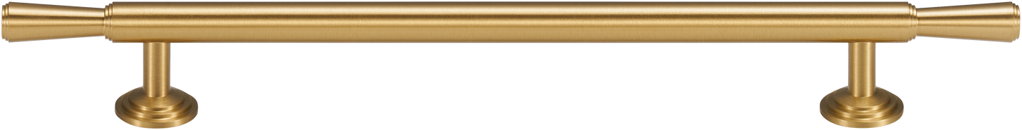 ASTORIA TAPERED CABINET PULL WITH ROSETTE ENDS