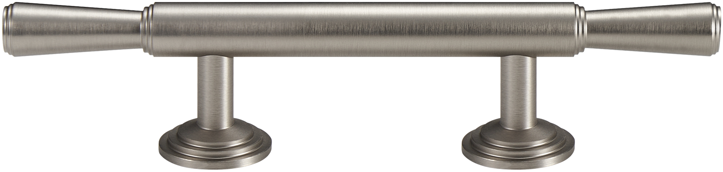 ASTORIA TAPERED CABINET PULL WITH ROSETTE ENDS