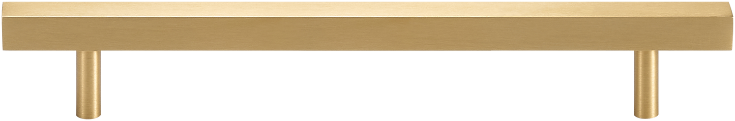 SUTTON BRUSHED BRASS SQUARE PULL COLLECTION