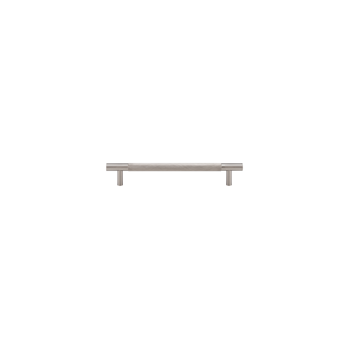 MERCER KNURLED BRUSHED NICKEL CABINET PULL
