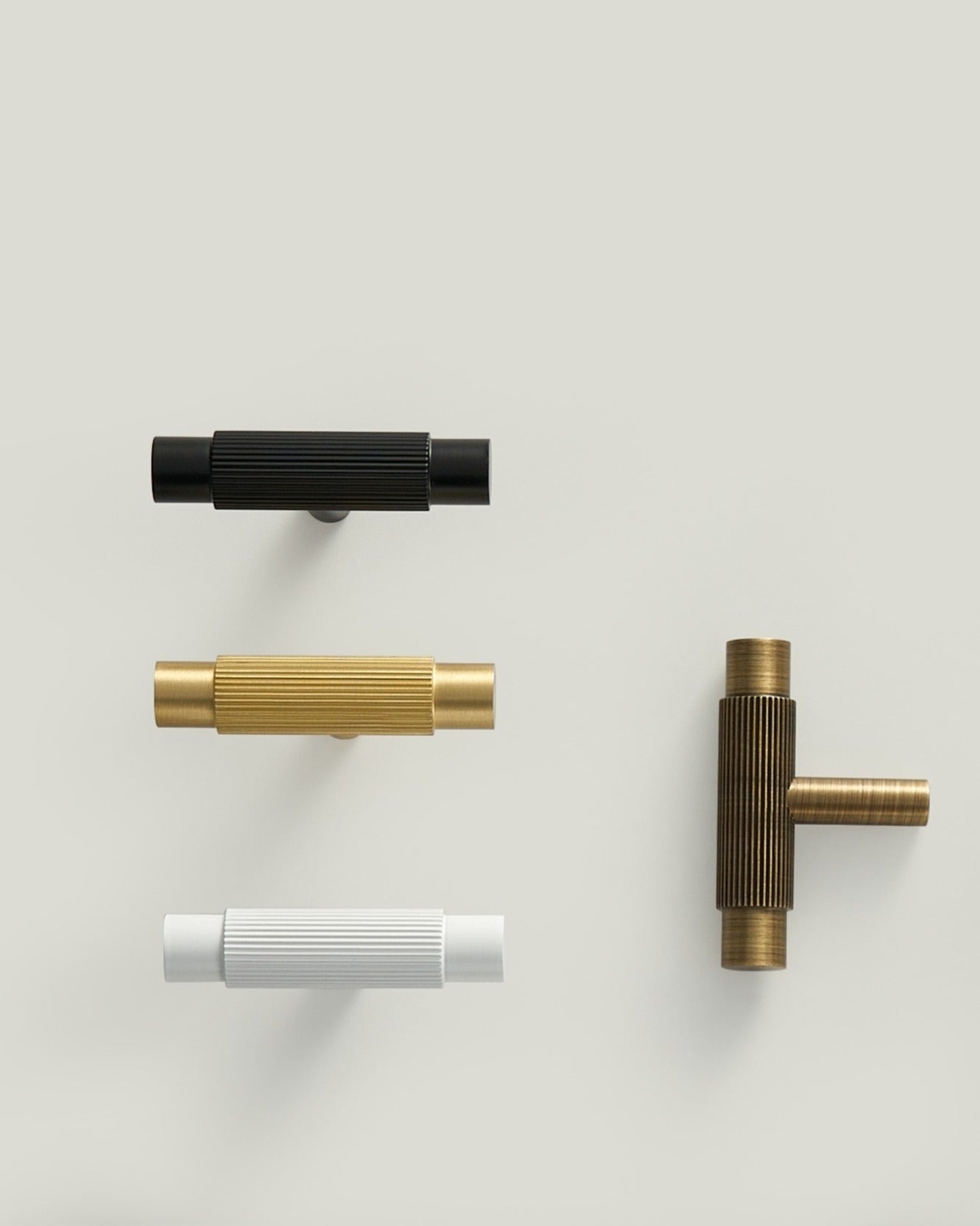 SOHO FLUTED T-BAR CABINET KNOB