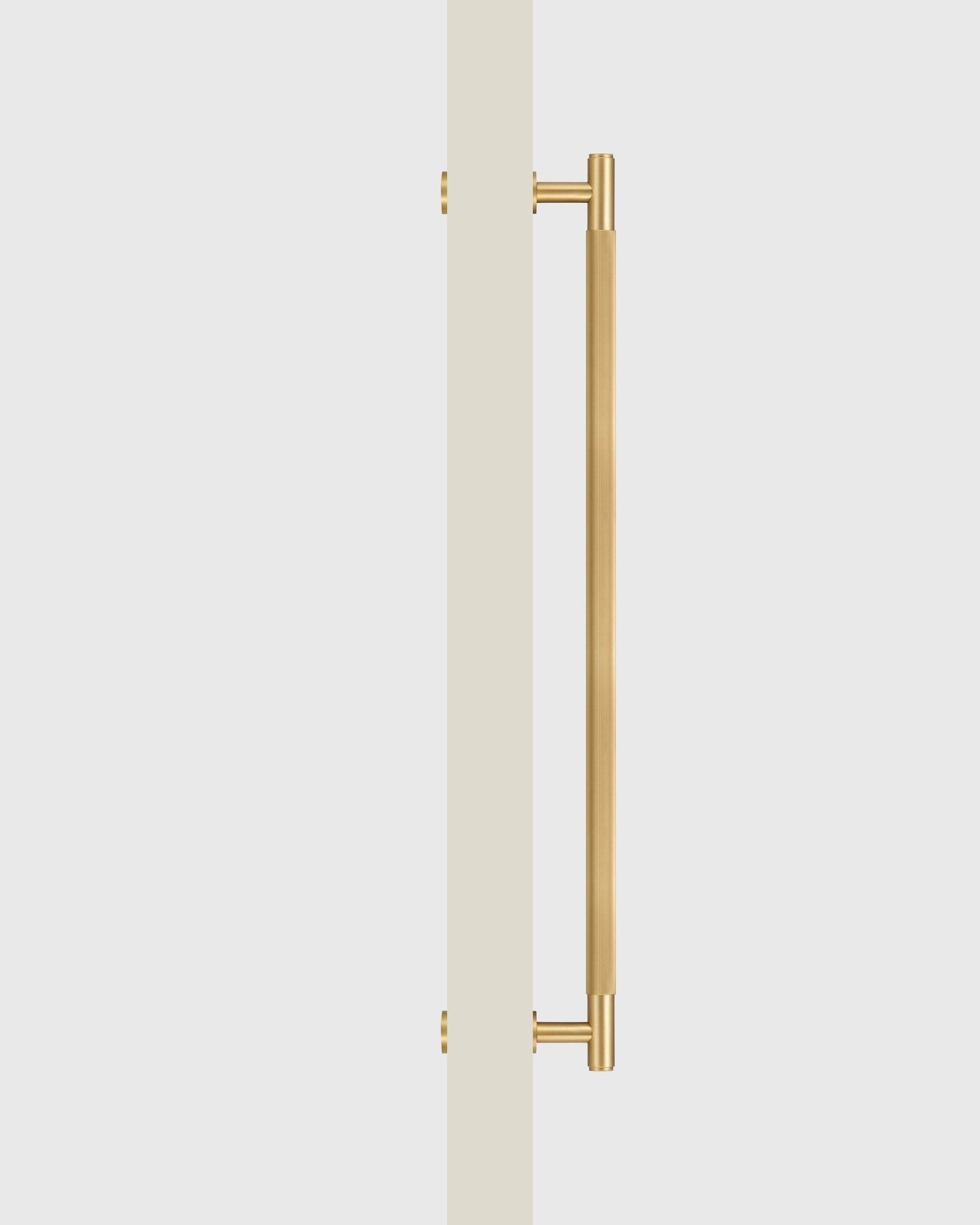 SOHO BRUSHED BRASS LINEAR STRIPED PULL BAR