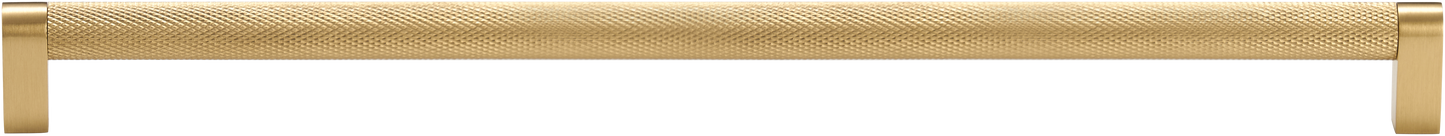 LAFAYETTE KNURLED BRASS PULL WITH CYLINDRICAL POSTS