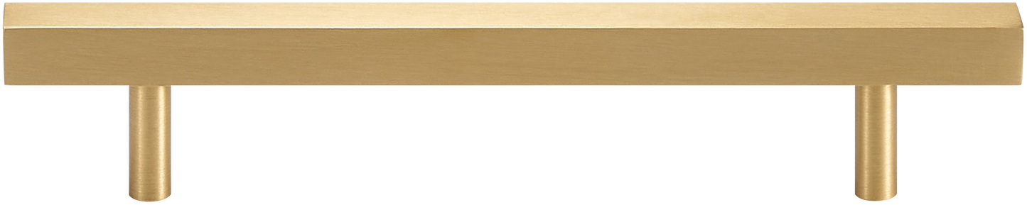 SUTTON BRUSHED BRASS SQUARE PULL COLLECTION