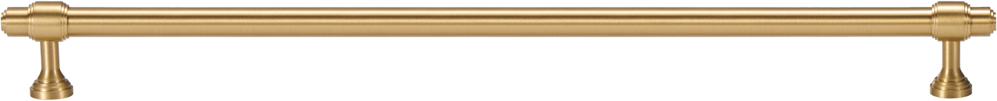 BURLINGTON TURNED-END PULL IN BRUSHED BRASS