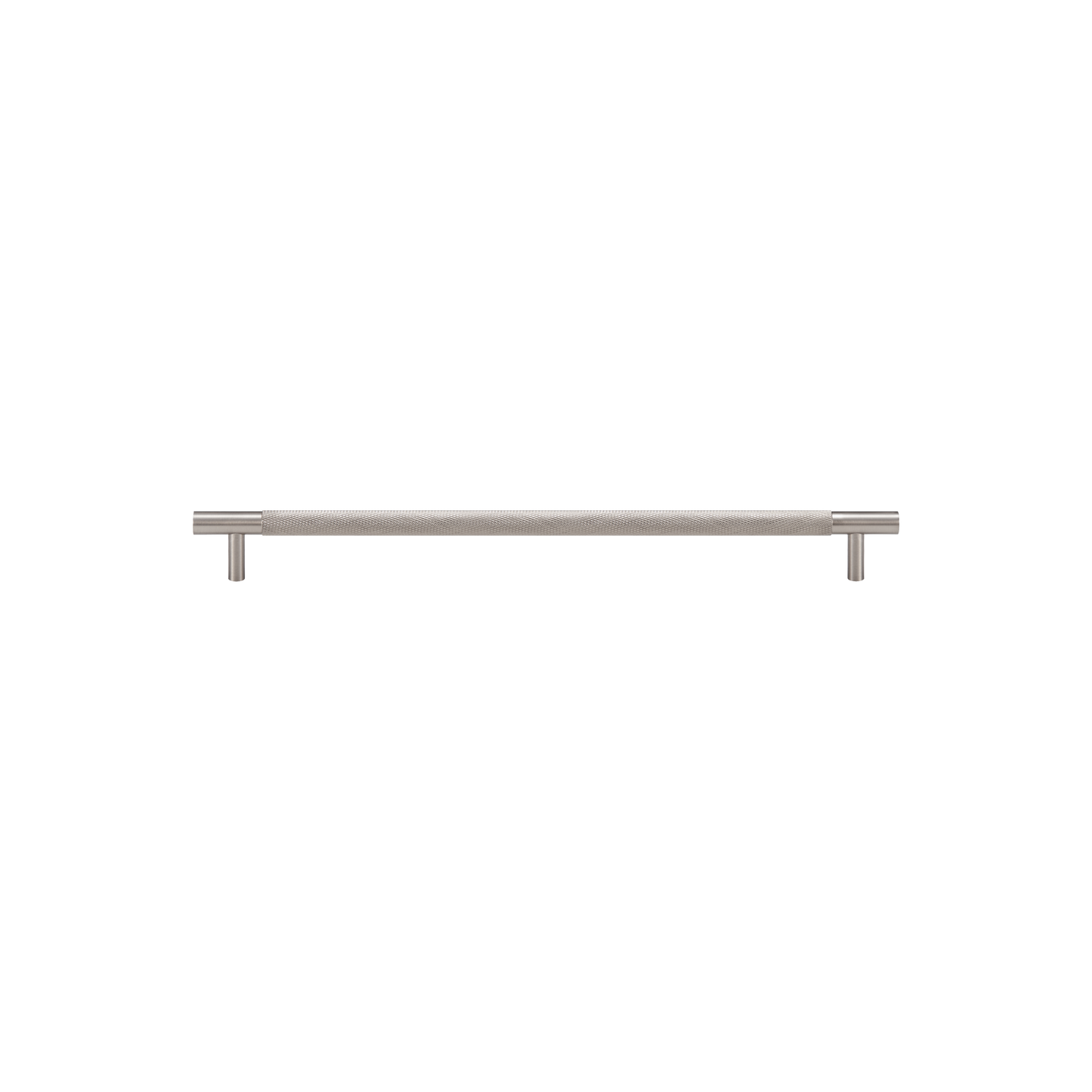 MERCER KNURLED BRUSHED NICKEL CABINET PULL