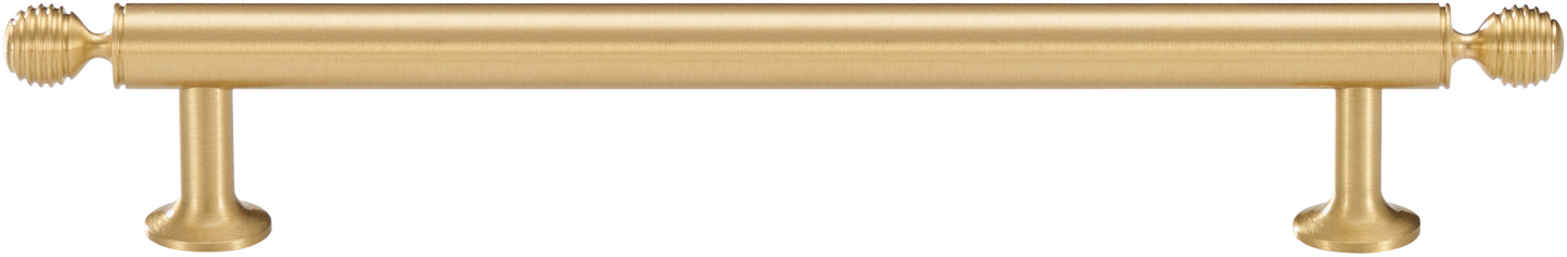 HARRINGTON BAR PULL WITH FLUTED GLOBE ENDS