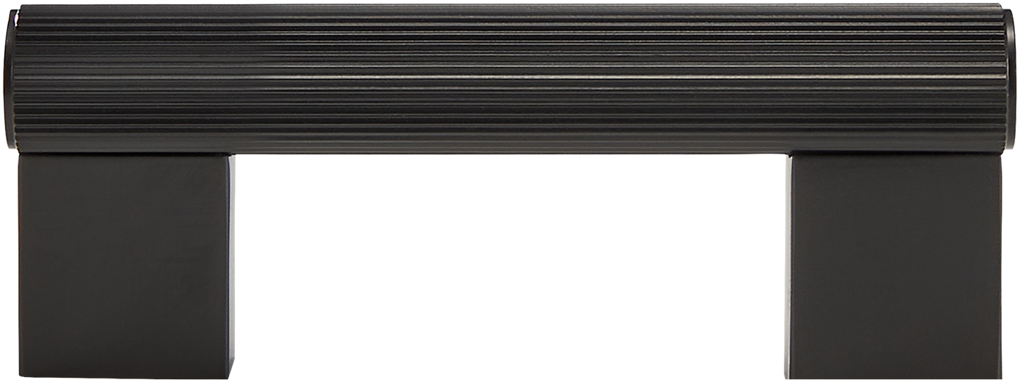 STRATTON FLUTED BRASS CABINET PULL