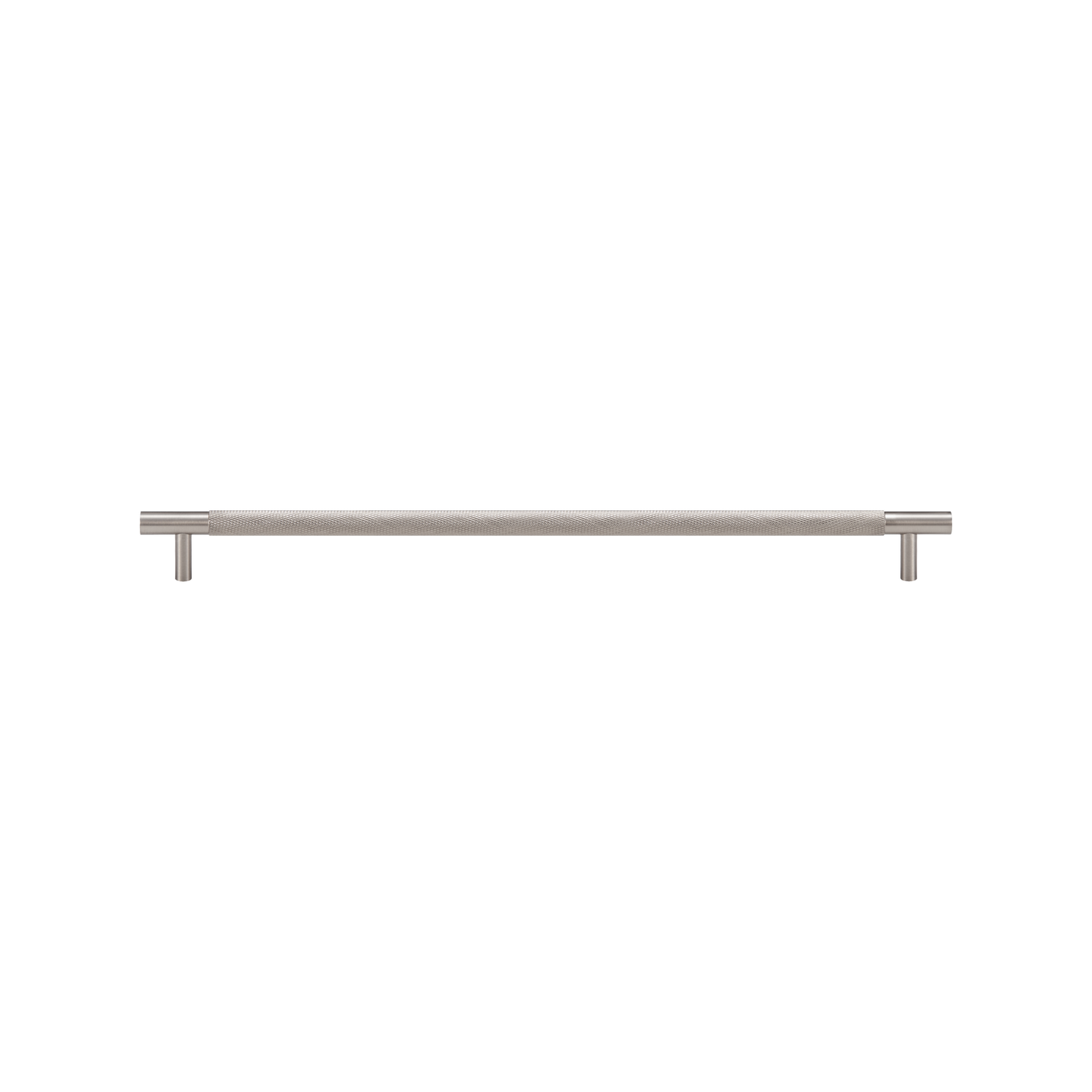 MERCER KNURLED BRUSHED NICKEL CABINET PULL