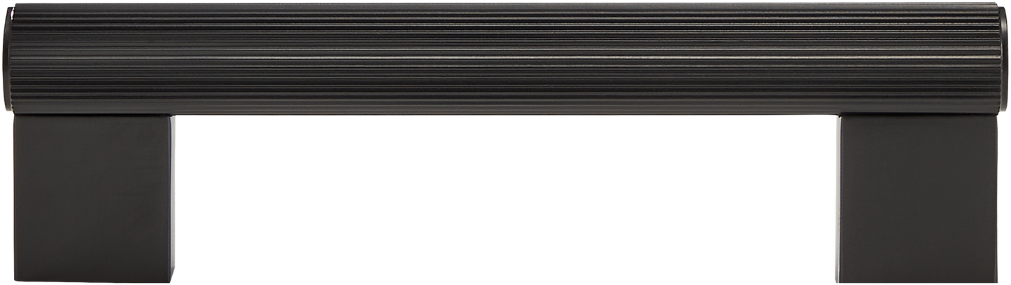 STRATTON FLUTED BRASS CABINET PULL