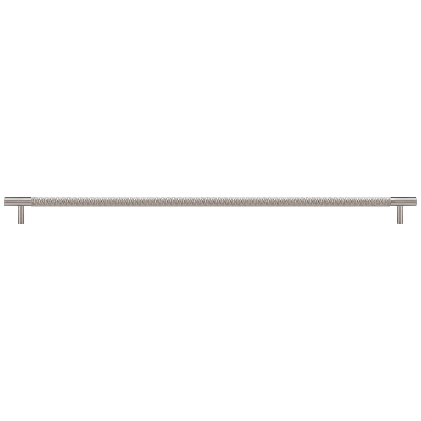 MERCER KNURLED BRUSHED NICKEL CABINET PULL
