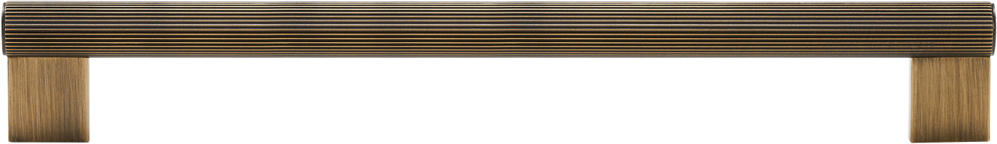 STRATTON FLUTED BRASS CABINET PULL