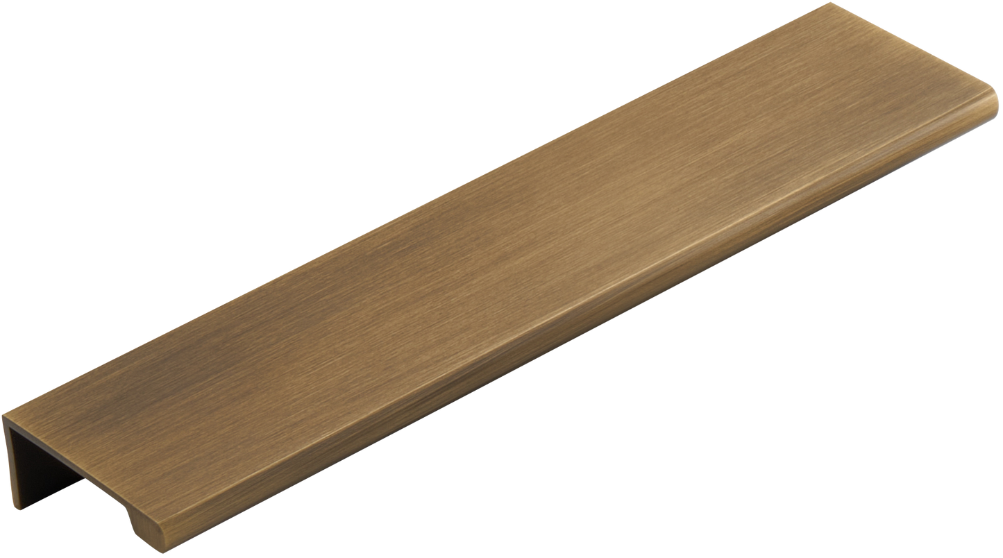 BOWERY EDGE PULL IN ANTIQUE BRASS